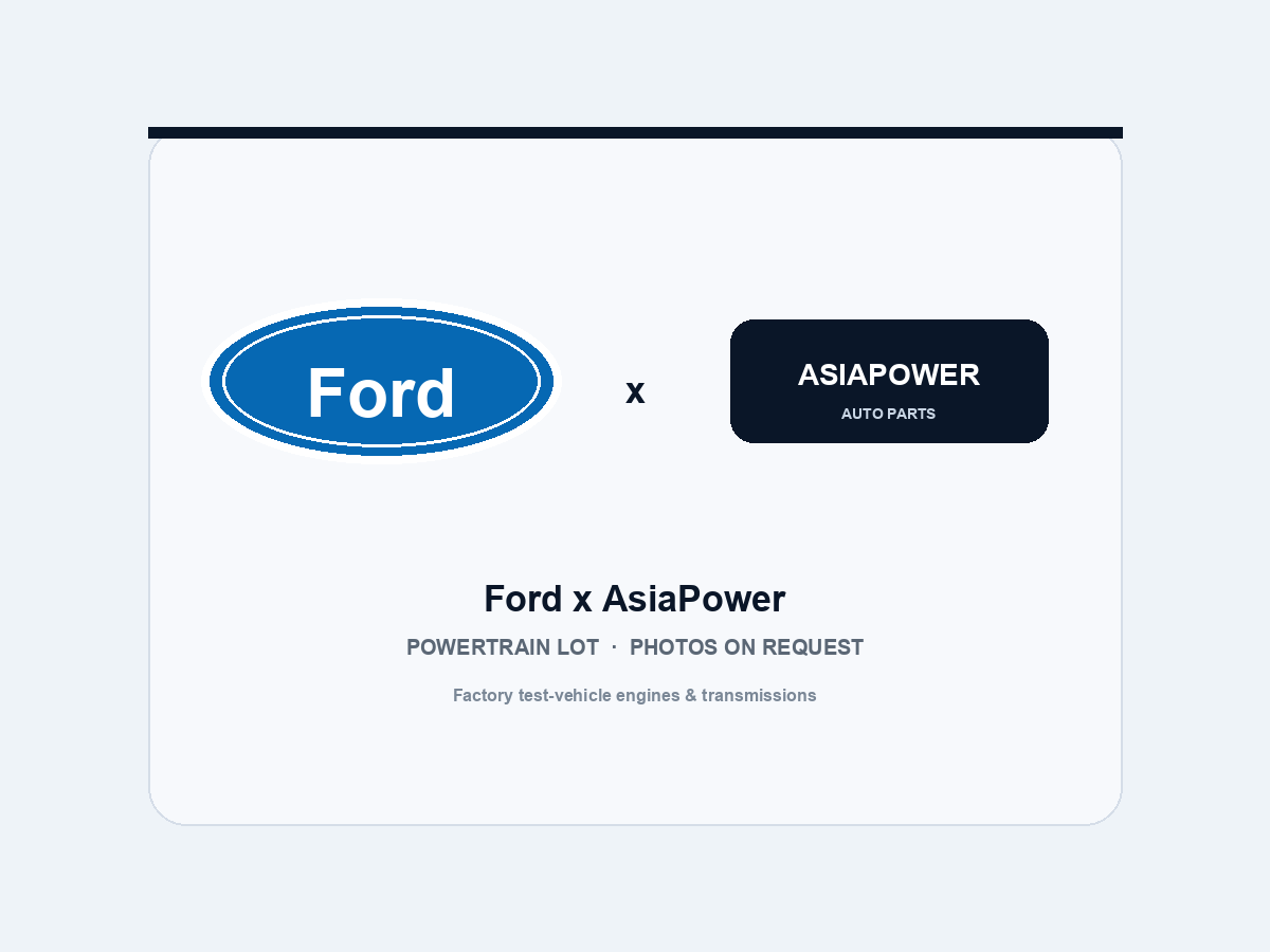 Ford CAF384Q 1.5L Manual Transmission · 18 units MT